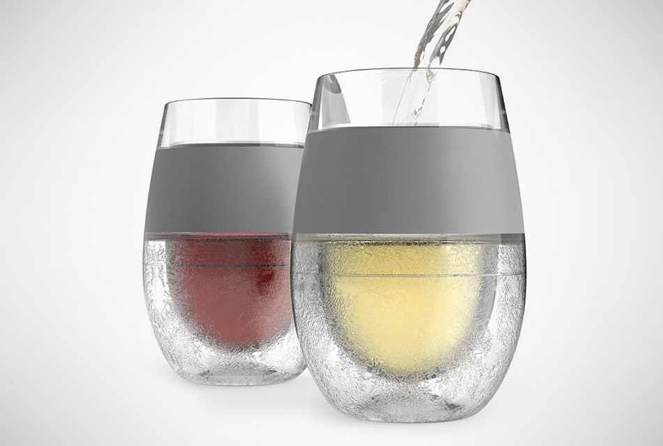 Freeze Cooling Wine Glass