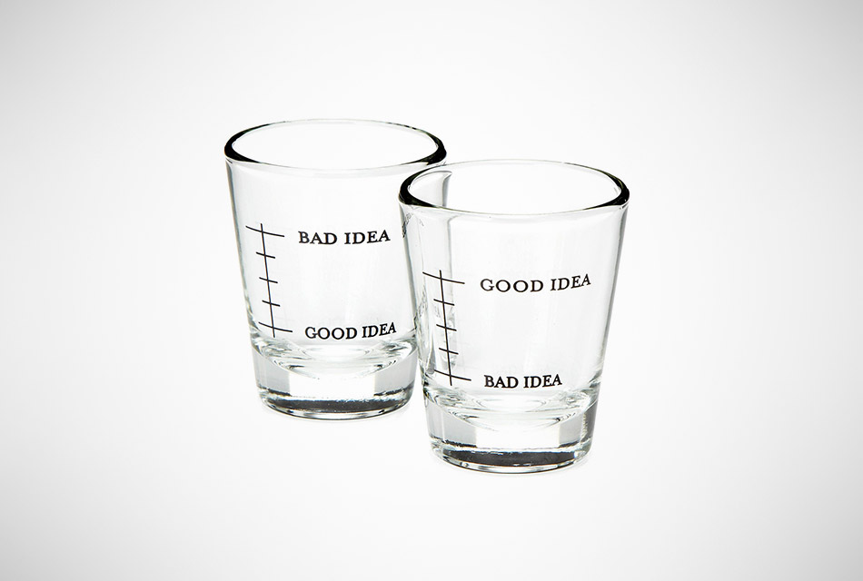 Bad idea/Good Idea Shot Glasses