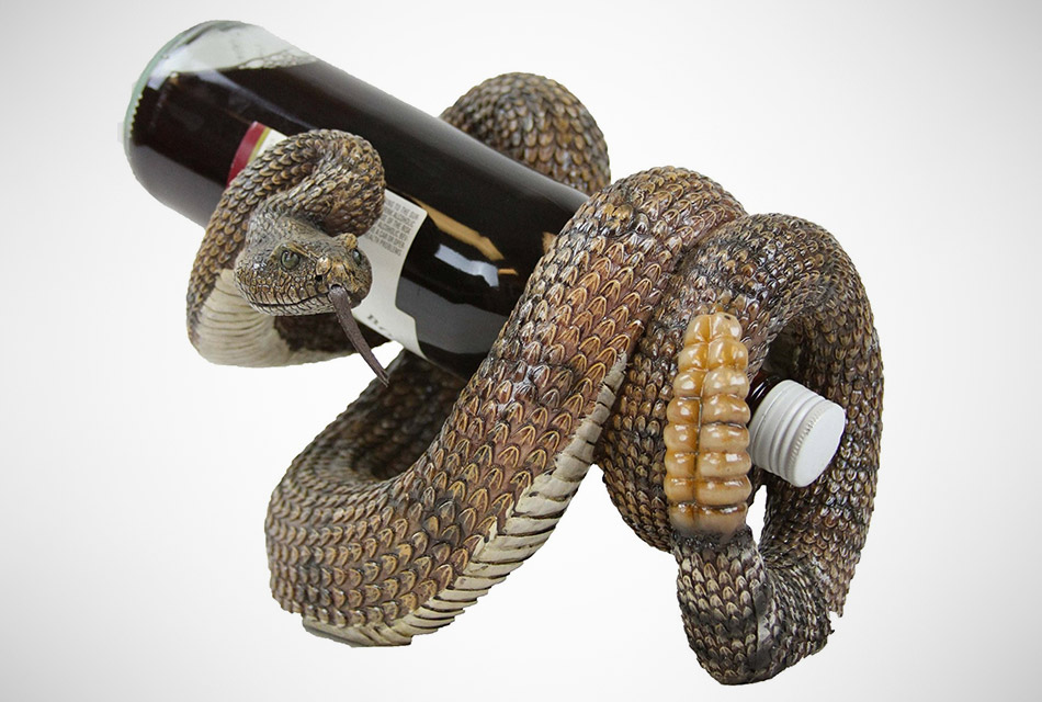 Rattlesnake Wine Holder