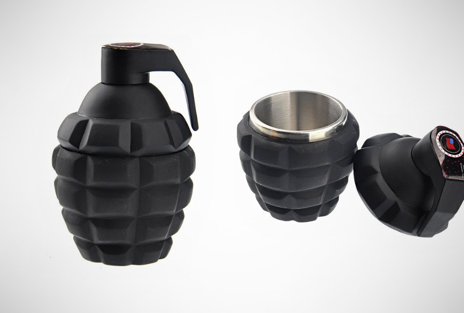 Grenade Shaped Coffee Cup