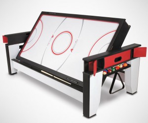 Rotating Air Hockey To Billiards Table