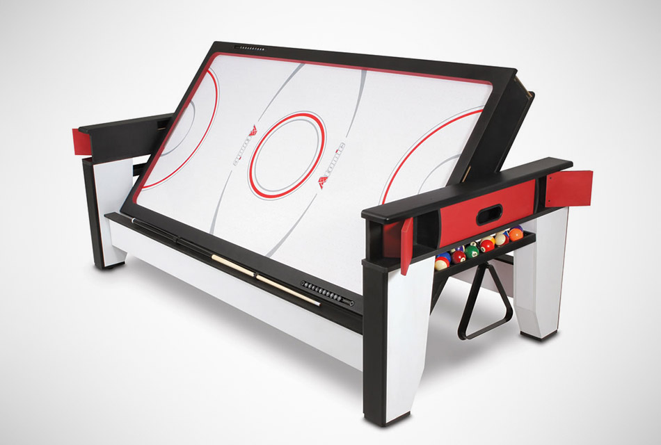 Rotating Air Hockey To Billiards Table