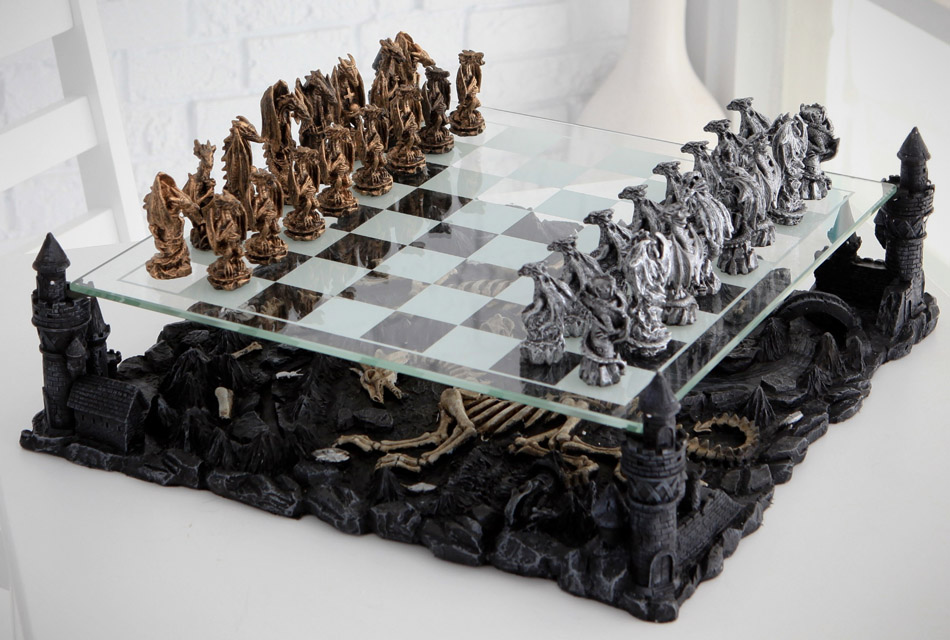 3D Dragon Chess Set